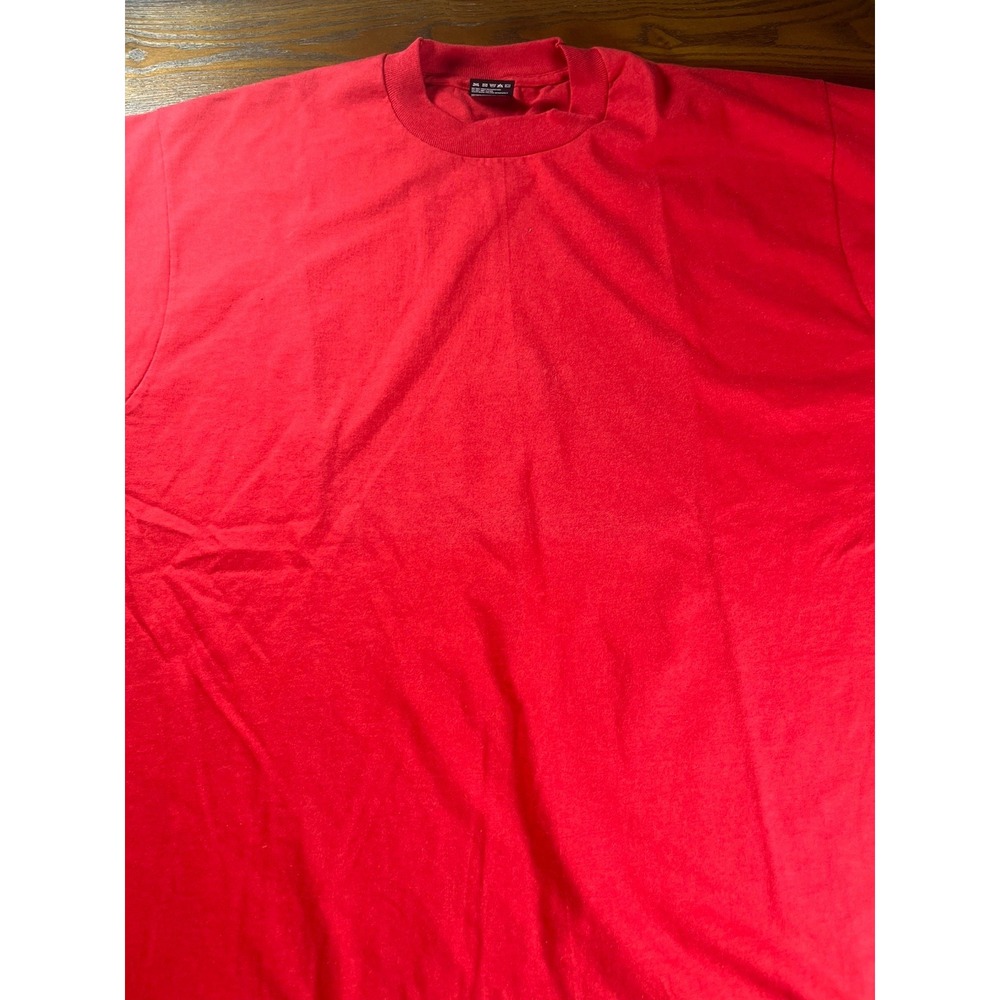 Fruit of the Loom BEST Single Stitch Blank T-Shirt XL Red Men VTG 90s USA Made